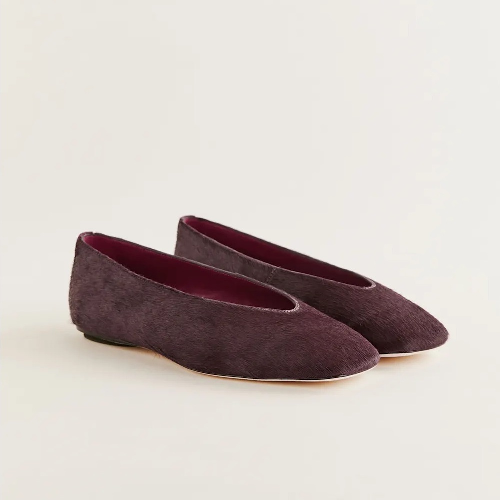 Reformation Prudence Pony Hair Flats - Picture 5 of 9